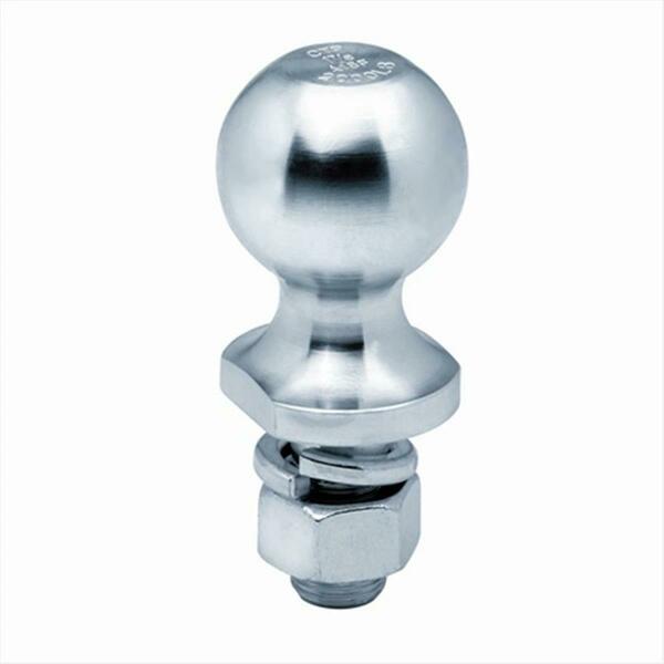 Hands On Hitch Ball, 1.87 x 1 x 2.12 In. 2, 000 Lbs. GTW Zinc, 1.88 x 1.88 x 4.63 in. HA625754